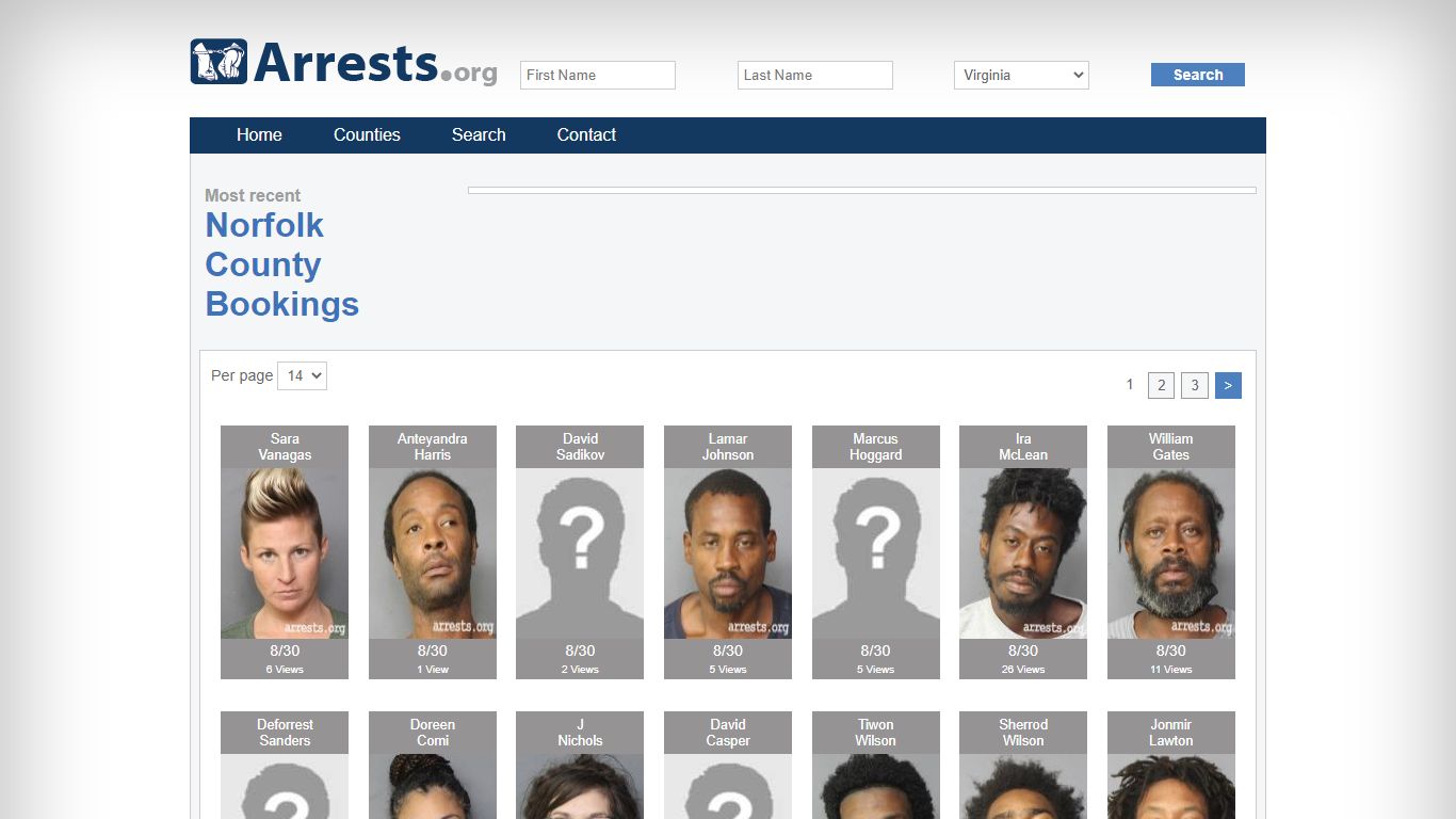 Norfolk County Arrests and Inmate Search